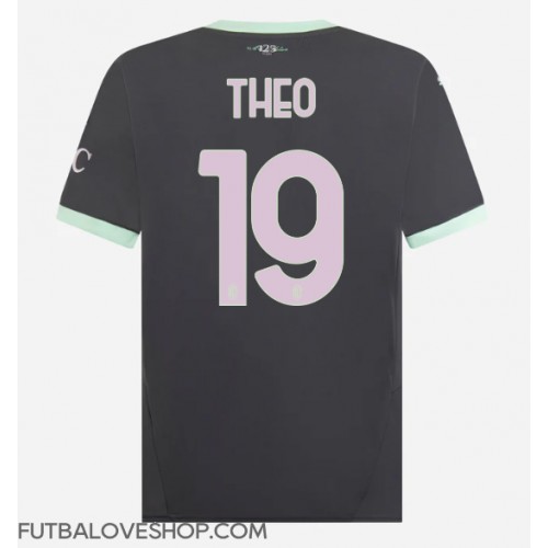 Dres AC Milan Theo Hernandez #19 Tretina 2024-25 Krátky Rukáv